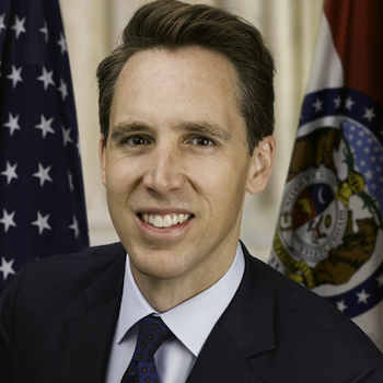 Photo of Senator Josh Hawley