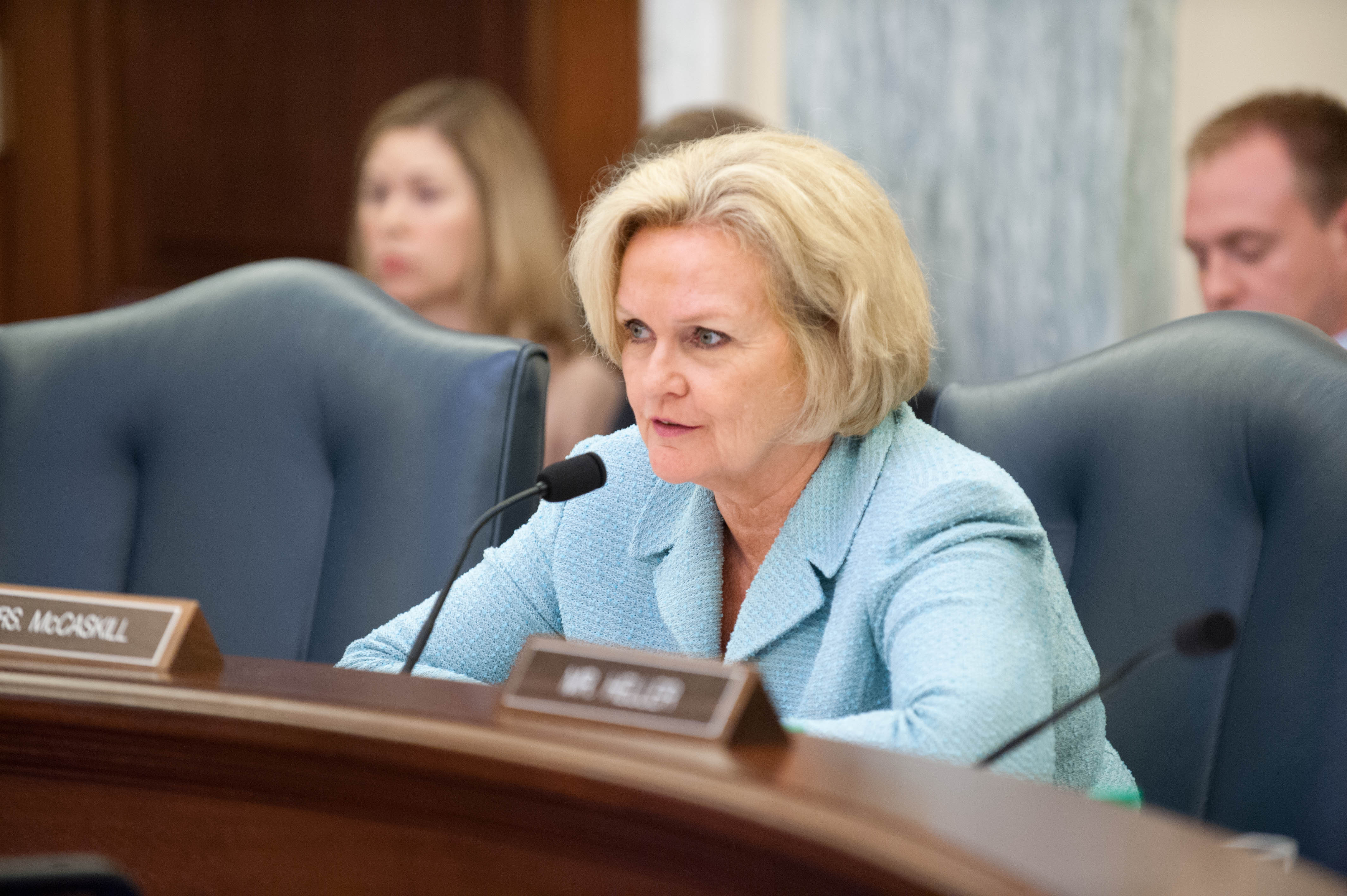 Chairman McCaskill Questions Navy Regarding its Contractor that Oversees Contractor Access to Navy Installations