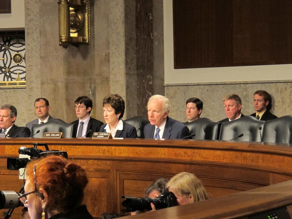  Lieberman Collins at Secret Service hearing 05/23/12